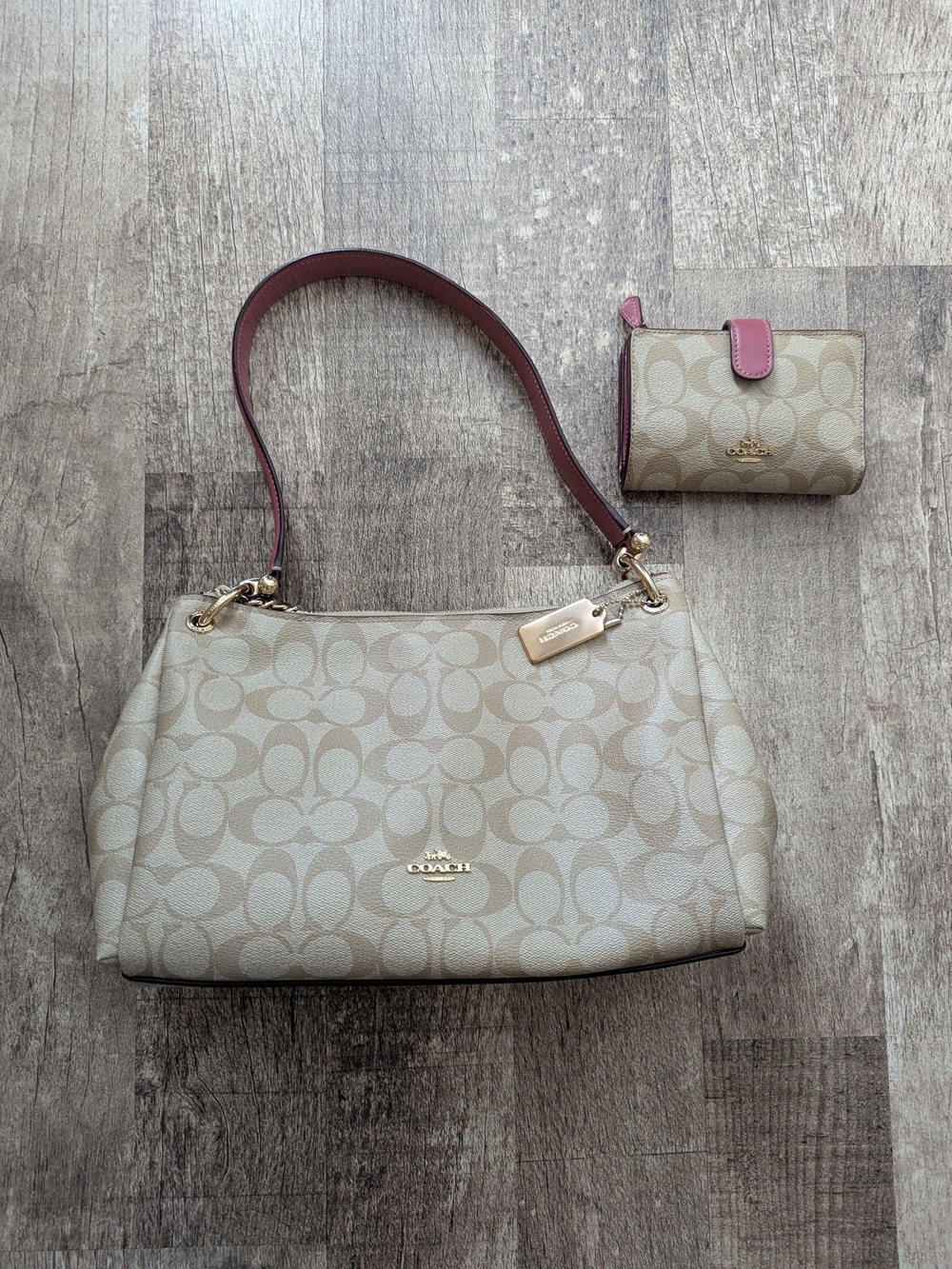 Coach Mia Shoulder Bag With Matching Wallet